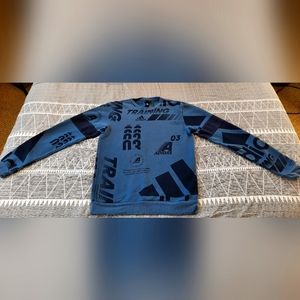 ADIDAS Men's Sweatshirt Small Blue